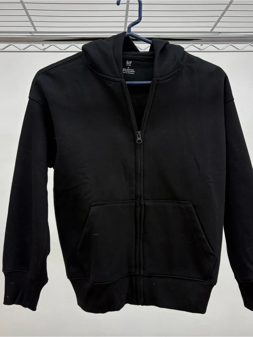GAP Black Hoodie with Orange Dragonfly Graphic